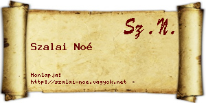 Szalai Noé névjegykártya
